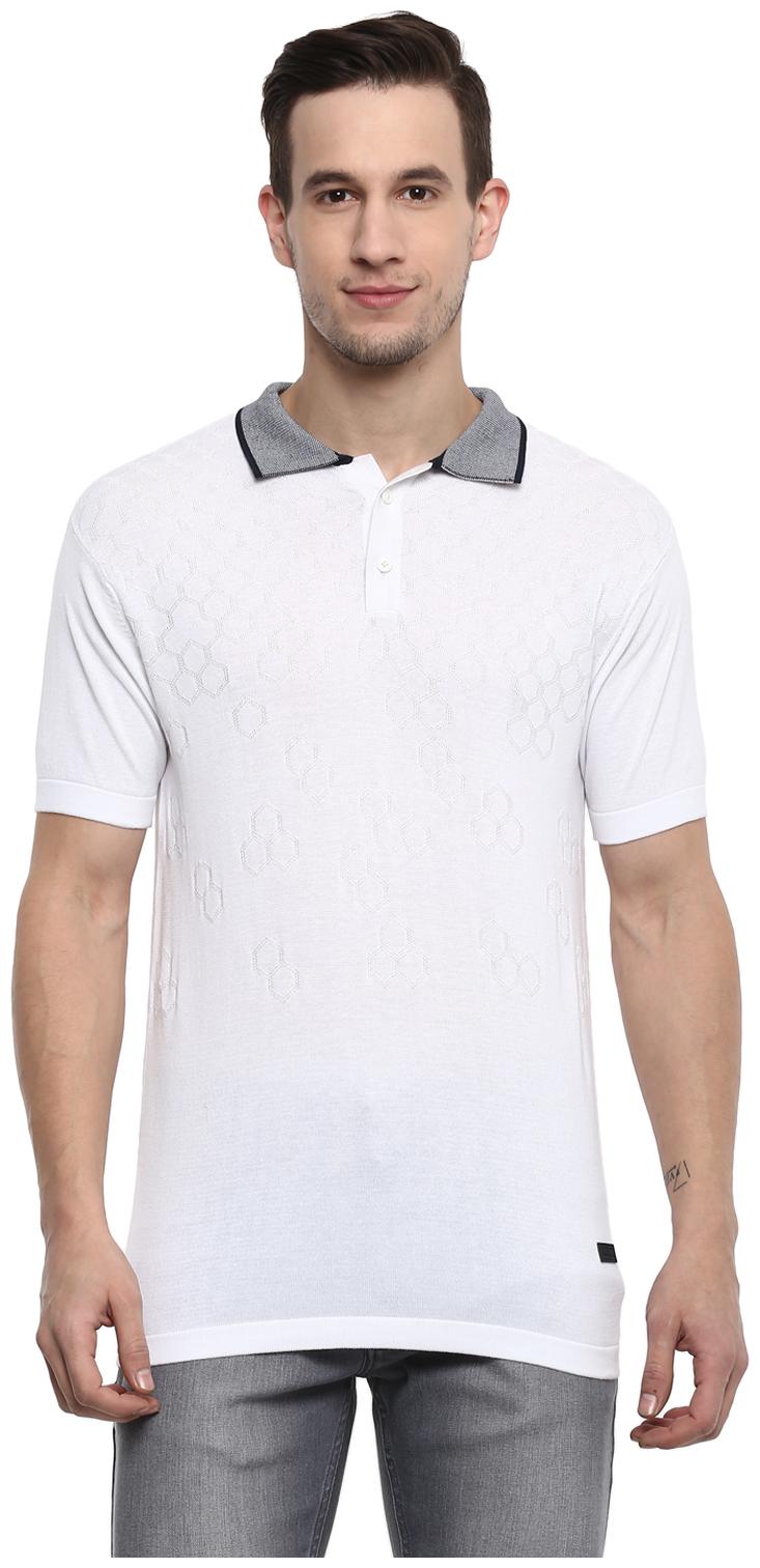 

Red Chief Men White Regular fit Cotton Polo collar T-Shirt - Pack Of 1