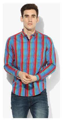 

Red Chief Men Multi Checked Regular Fit Casual Shirt