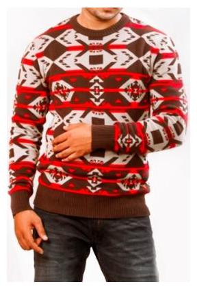 

Red Chief Red Printed Full Sleeve Sweater for Men (8410107 G00143)