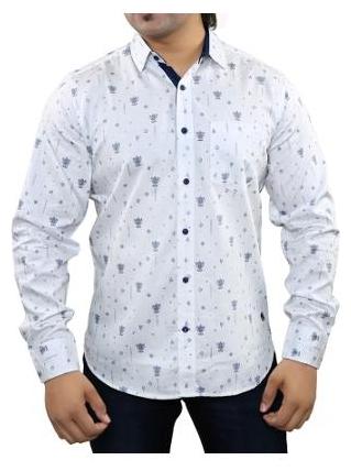 

Red Chief Men White Solid Regular Fit Casual Shirt