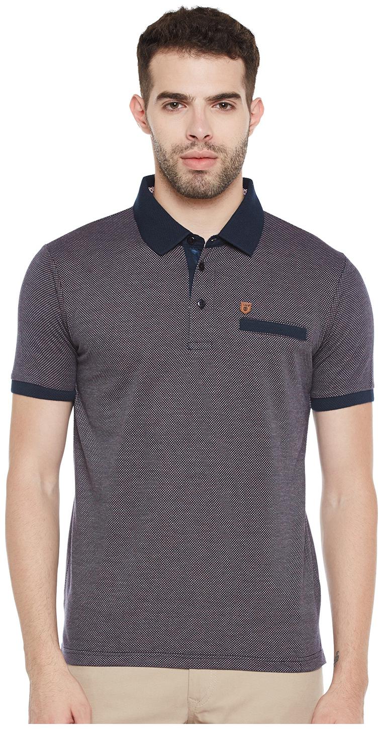 

Duke Men Grey Regular fit Cotton Polo collar T-Shirt - Pack Of 1