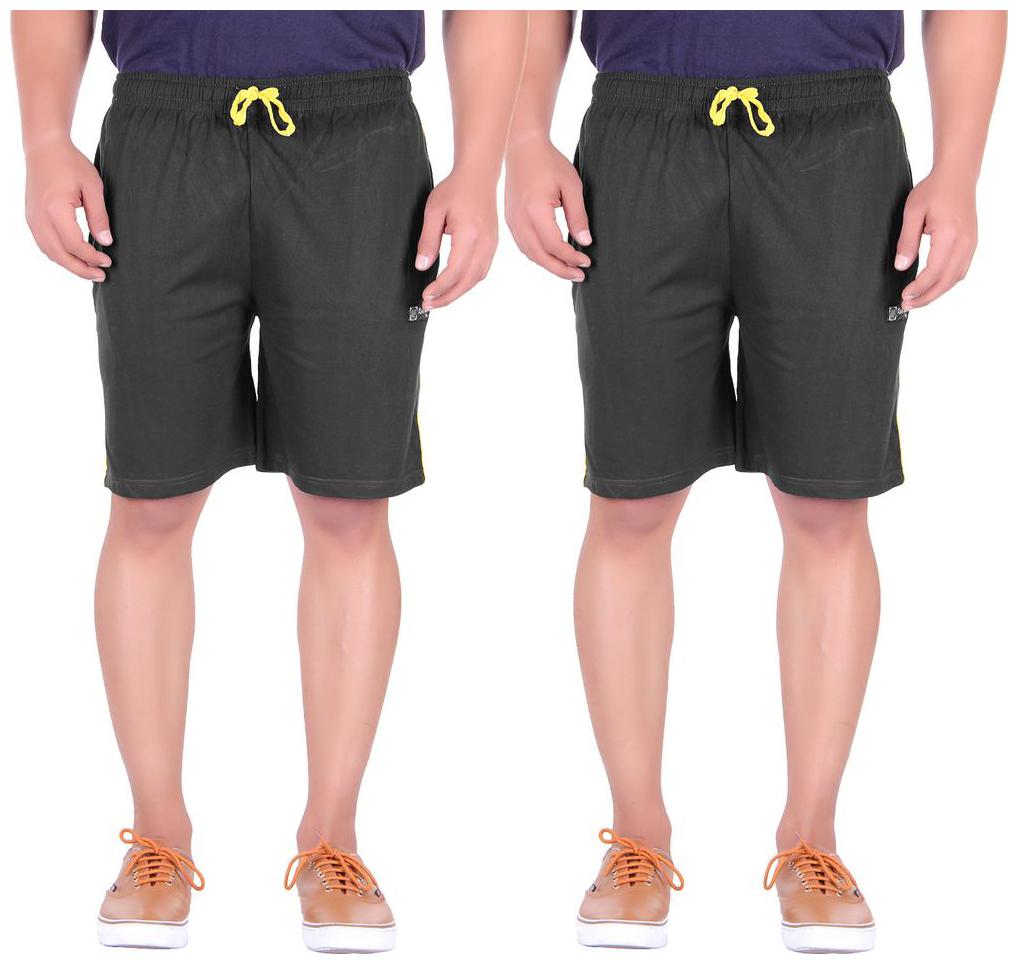 

Red Fort Men Green Regular Fit Regular Shorts