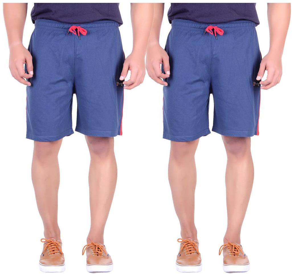 

Red Fort Men Blue Regular Fit Regular Shorts
