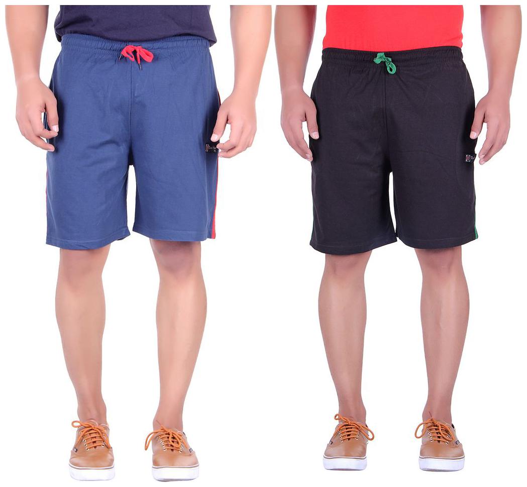 

Red Fort Men Blue Regular Fit Regular Shorts