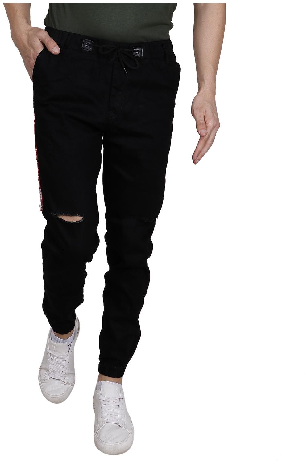 

Jaunier Men Black Jogger Jeans