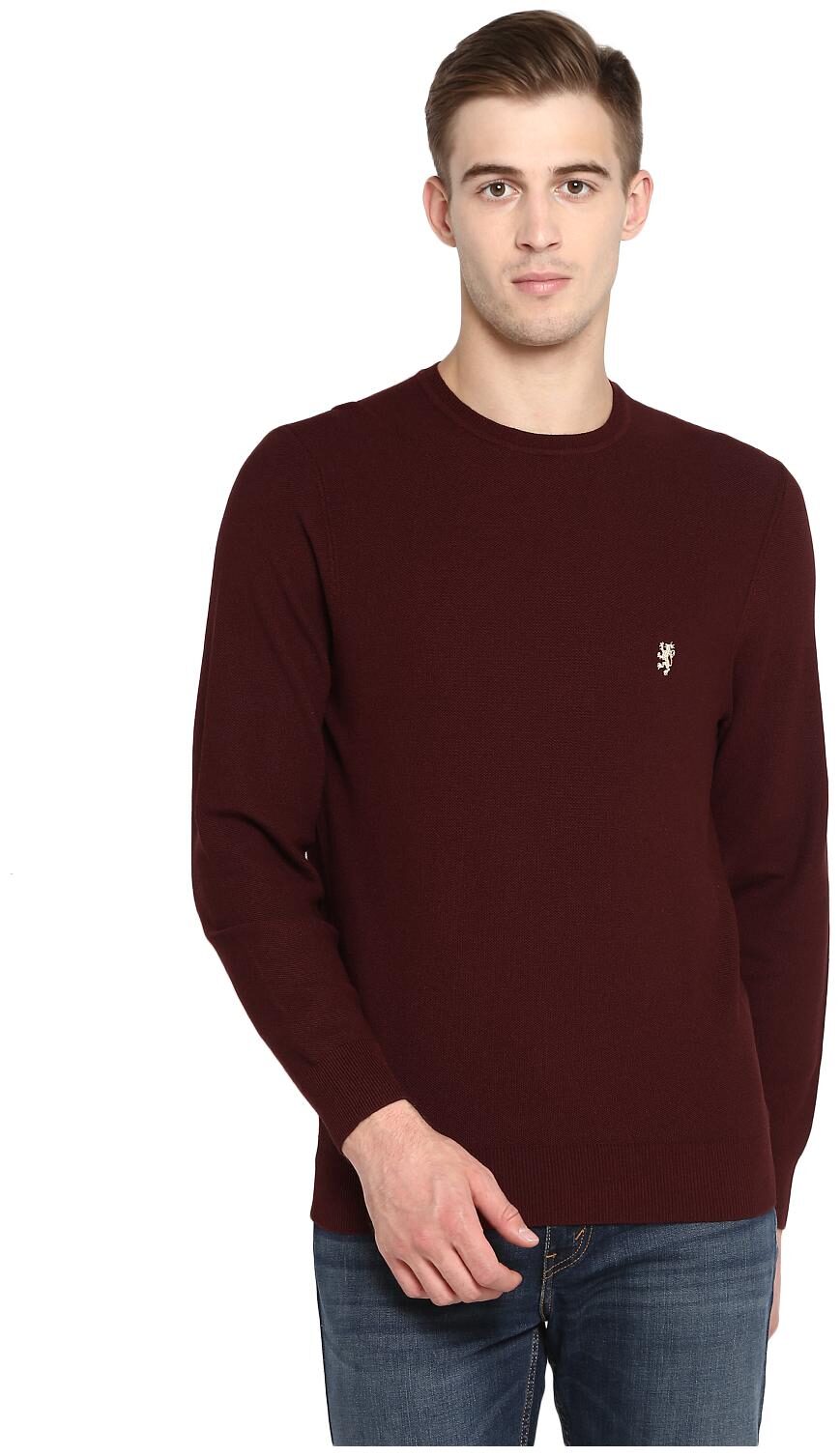

Red Tape Blended Pullover Maroon