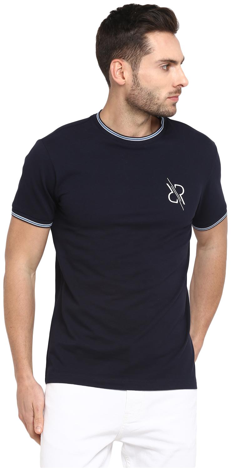 

Red Tape Men Navy blue Regular fit Cotton Round neck T-Shirt - Pack Of 1