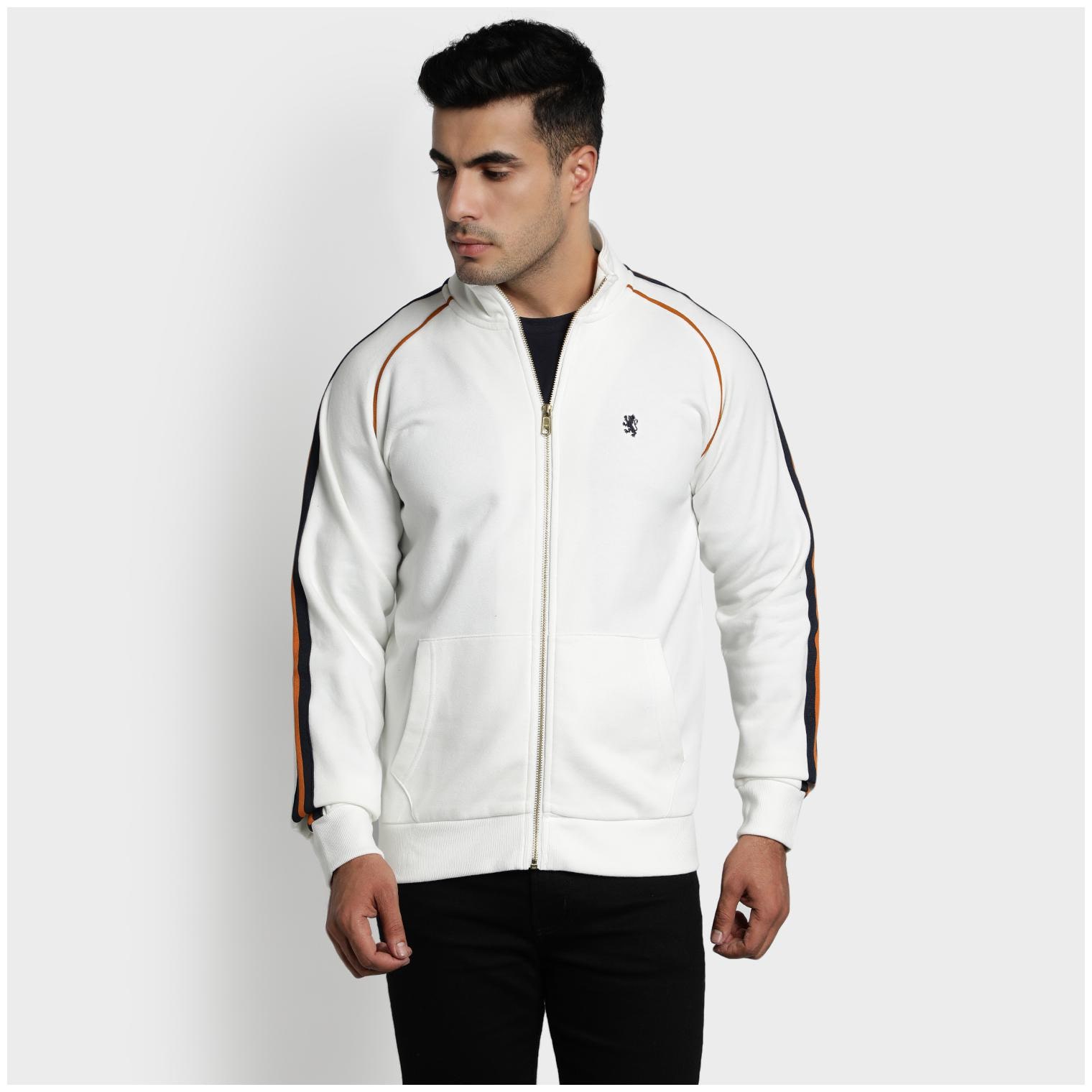 

Red Tape Men White High neck Sweatshirt