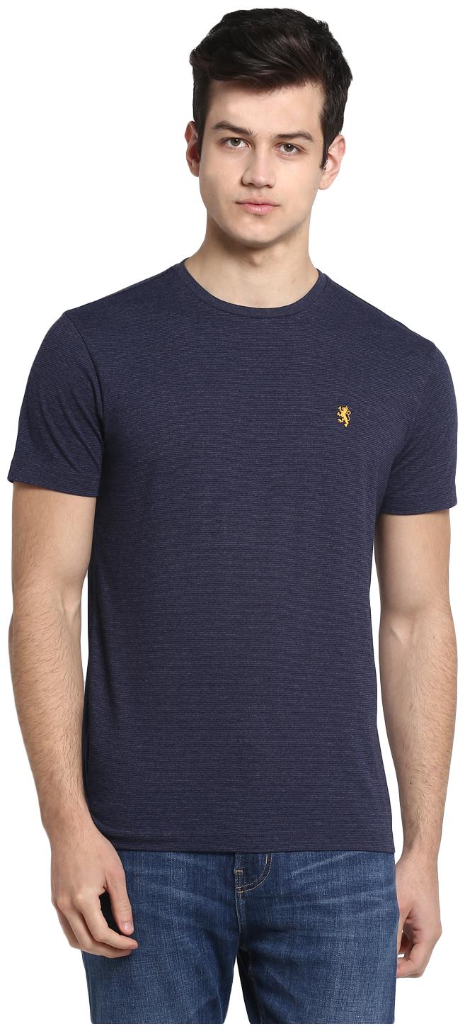 

Red Tape Men Navy blue Regular fit Cotton Blend Round neck T-Shirt - Pack Of 1