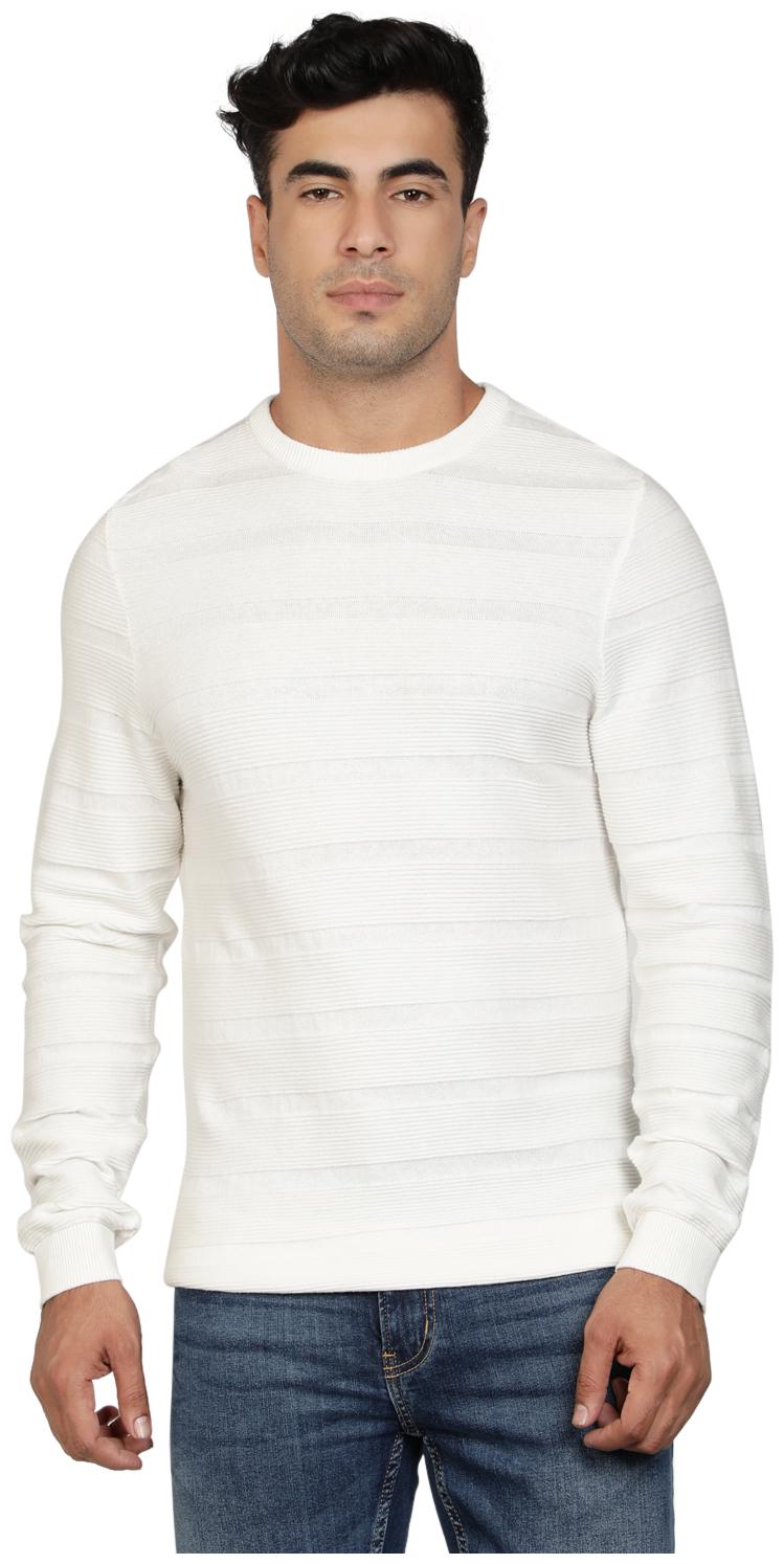 

Red Tape Men White Round neck Pullover