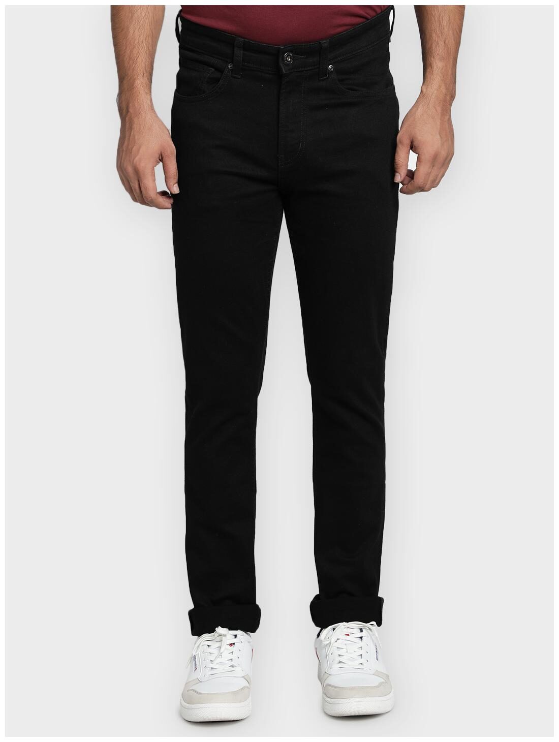 

Red Tape Men Black Regular Fit Jeans