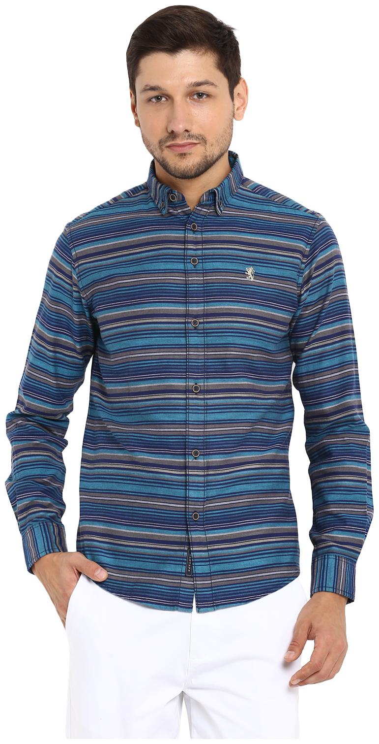

Red Tape Men Multi Horizontal Stripes Regular Fit Casual Shirt
