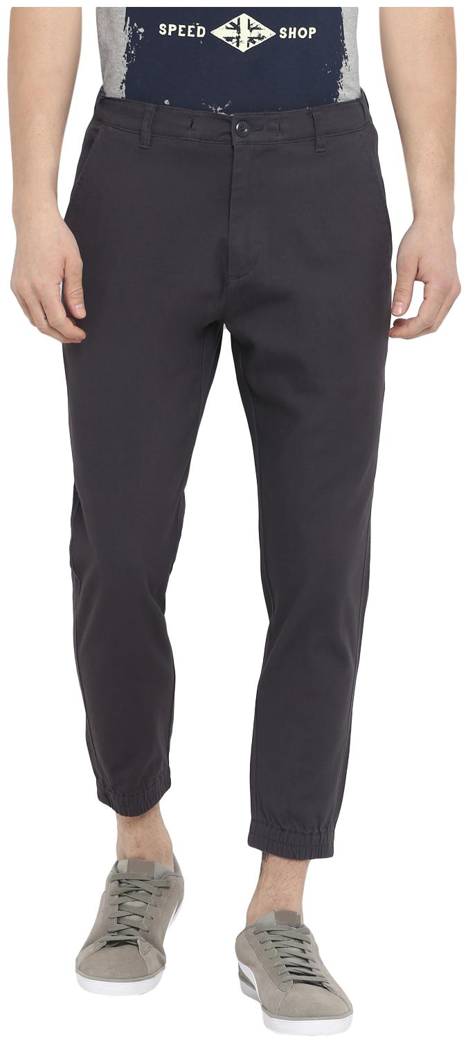 

Red Tape Men Grey Solid Tapered fit Joggers