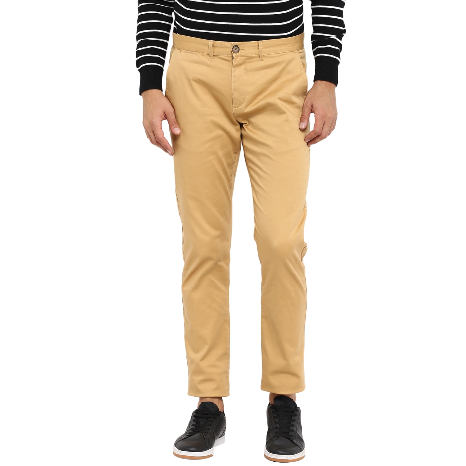 

Red Tape Men Beige Solid Slim fit Chinos