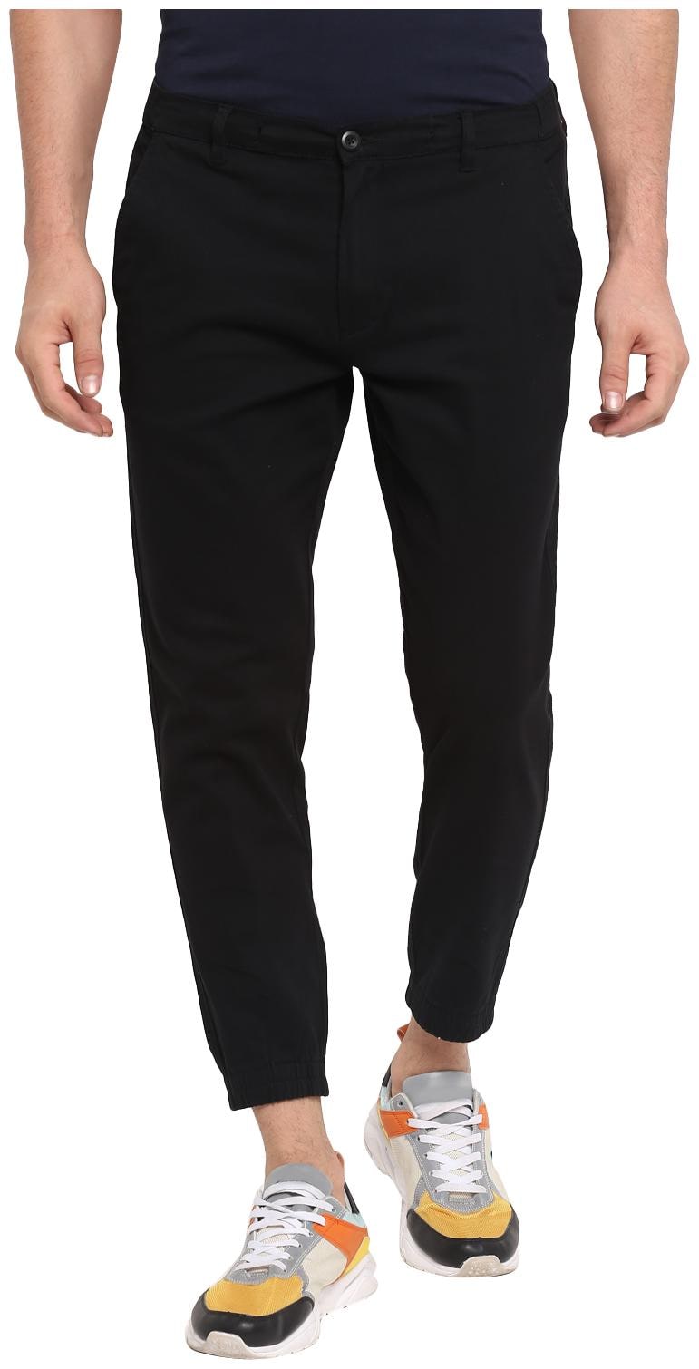 

Red Tape Men Black Solid Regular fit Joggers