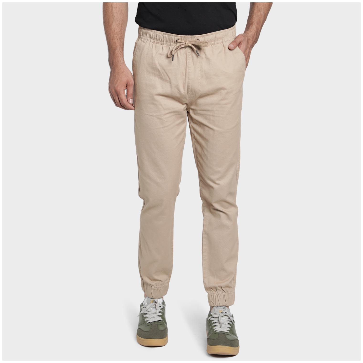 

Red Tape Men Cream Solid Regular fit Joggers