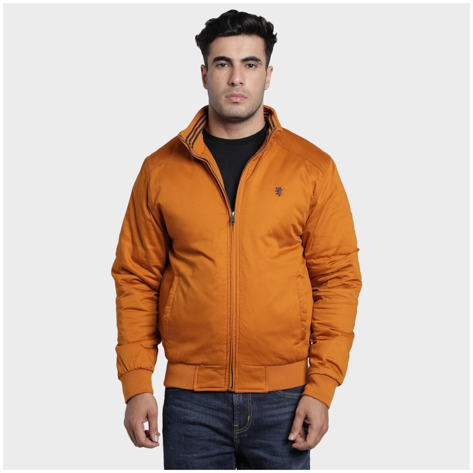 

Red Tape Men Yellow Solid Bomber jacket