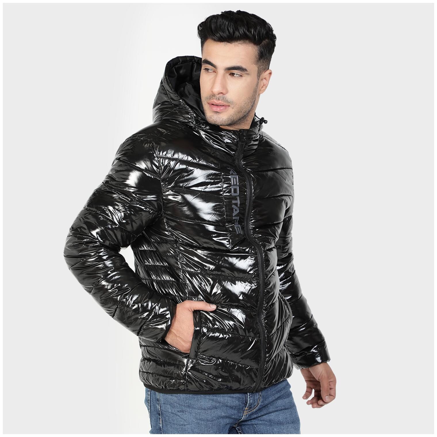 red tape leather jacket