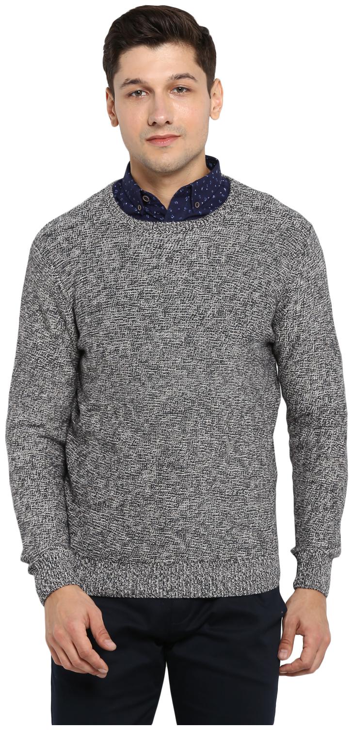 

Red Tape Men Blended Longline Sweater Grey