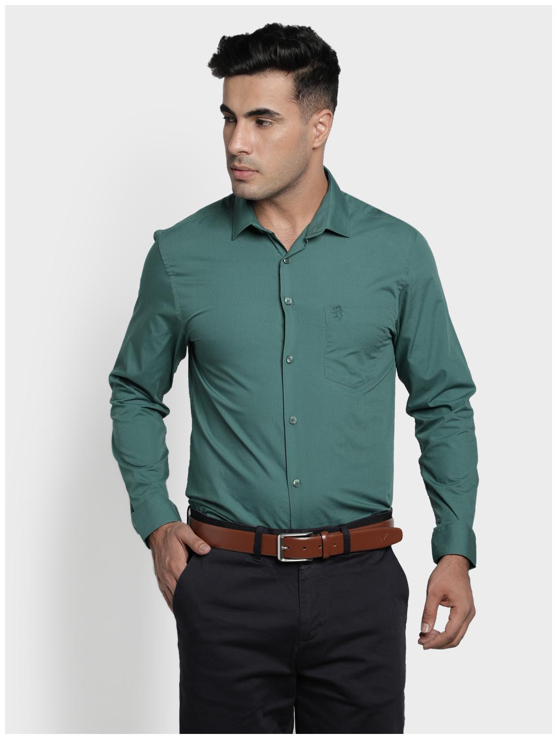 

Red Tape Men Regular fit Formal Shirt - Green