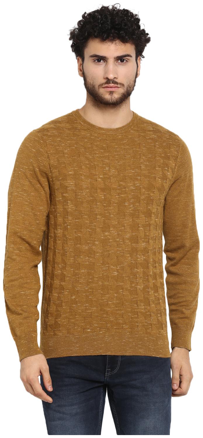 

Red Tape Men Cotton Pullover Yellow