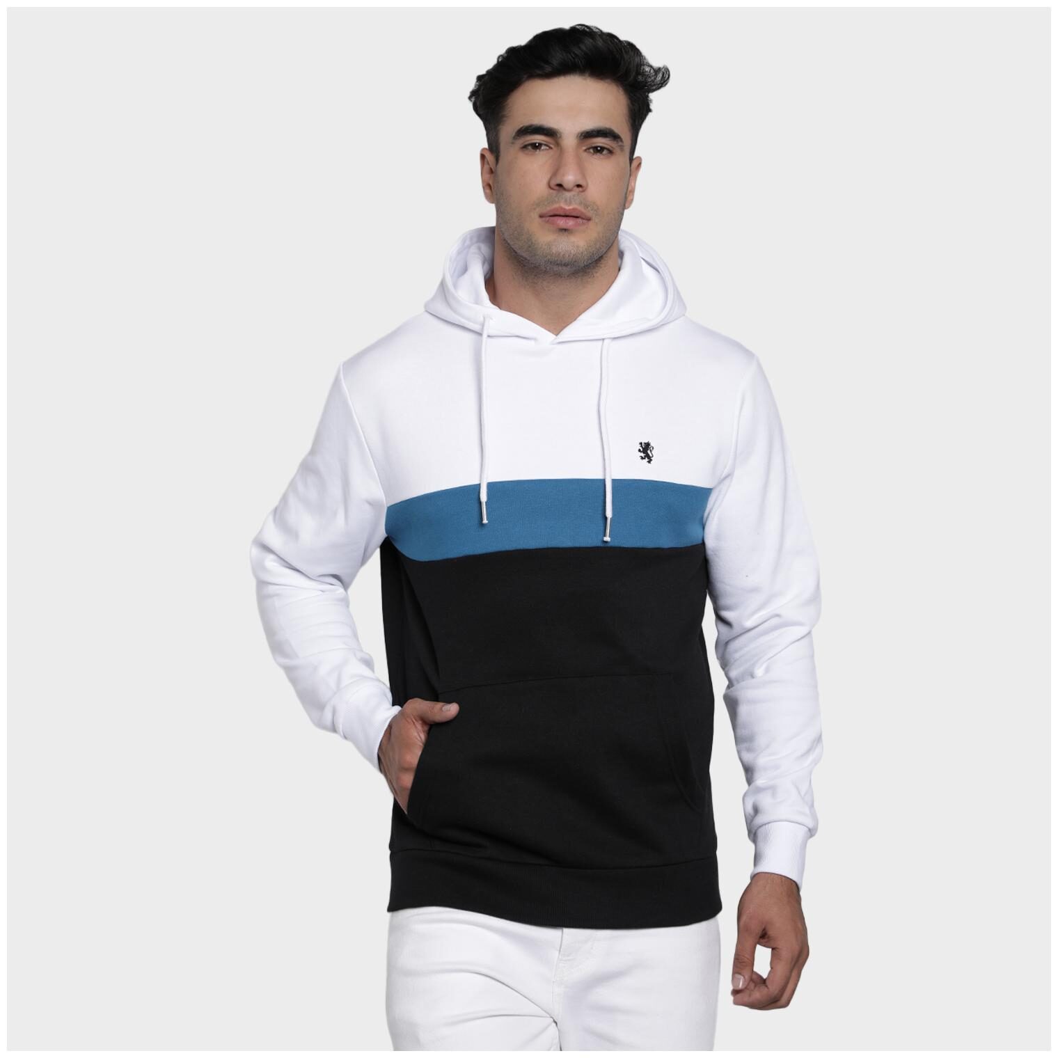 

Red Tape Men Black Hooded Hoodie