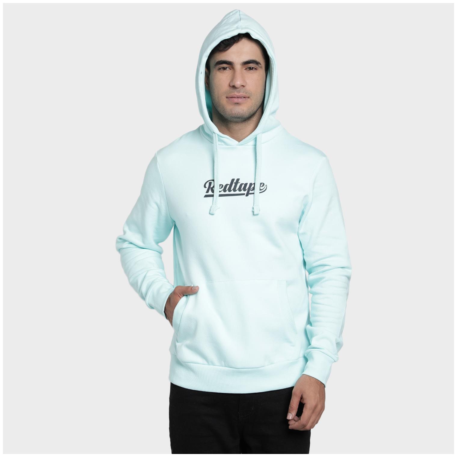 

Red Tape Men Green Hooded Hoodie
