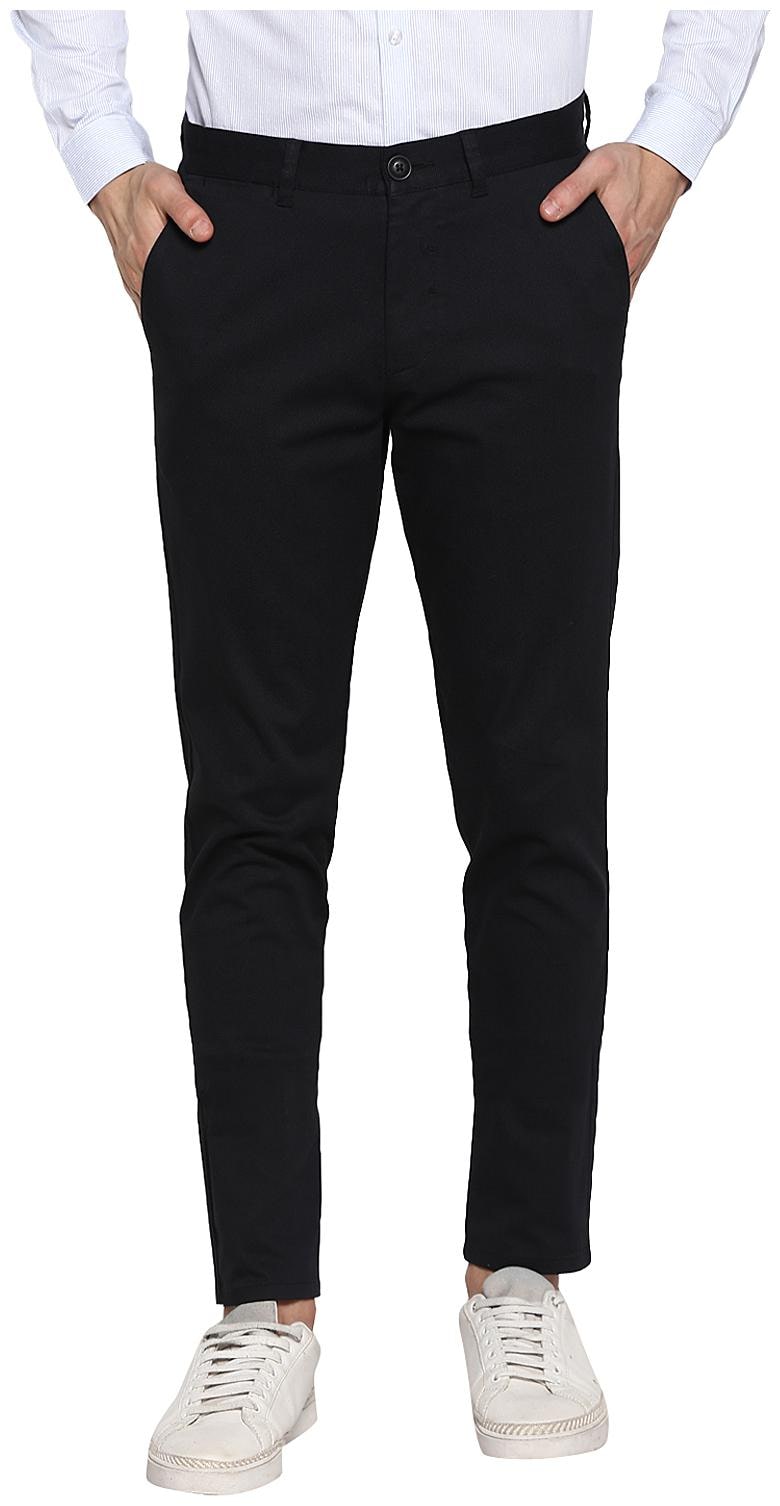 

Red Tape Men Black Solid Skinny fit Chinos