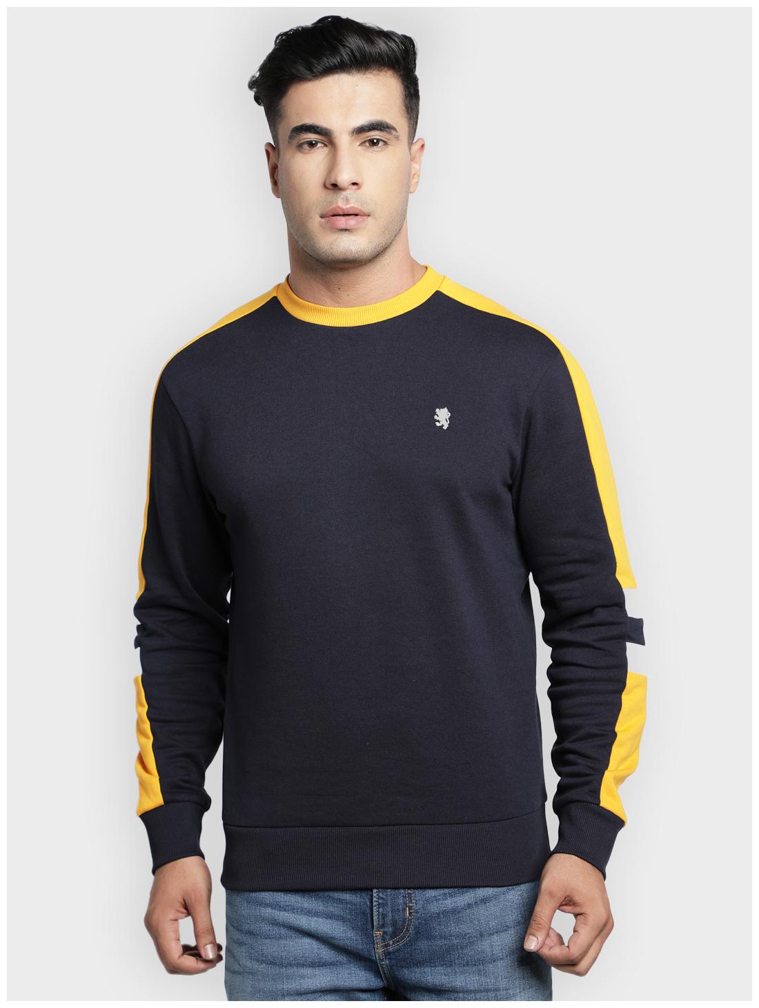 

Red Tape Men Blue Round neck Sweatshirt