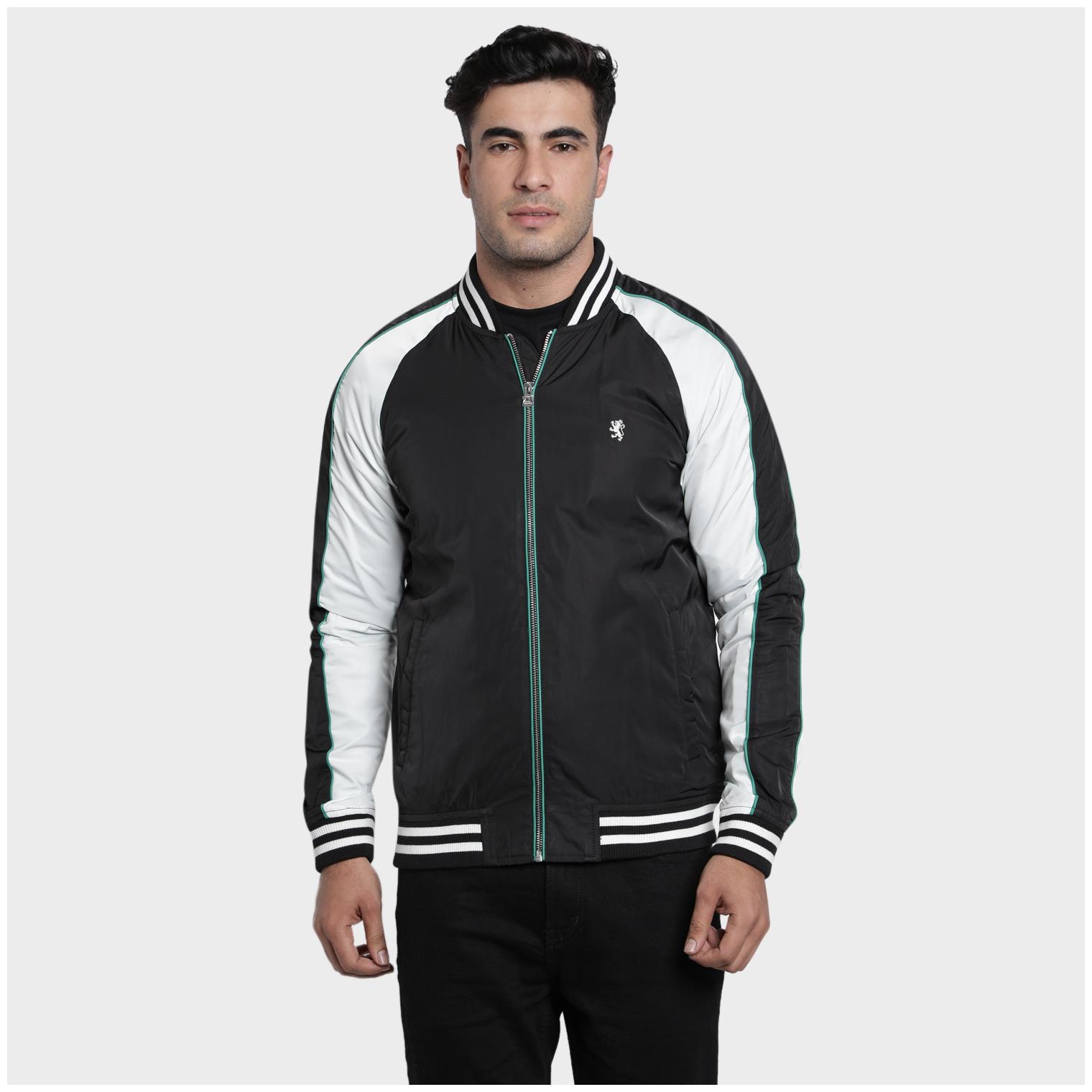 

Red Tape Men Black Solid Bomber jacket
