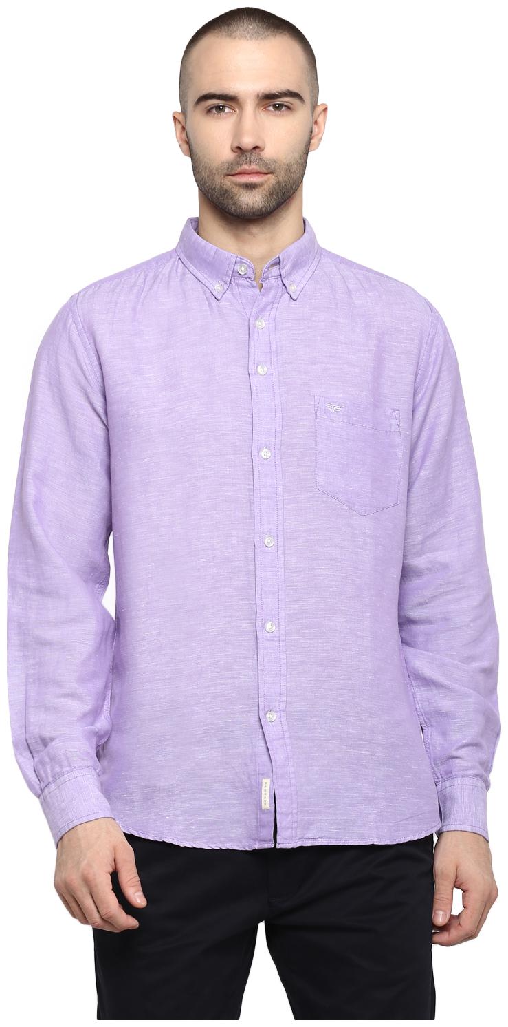 

Red Tape Men Purple Solid Regular Fit Casual Shirt
