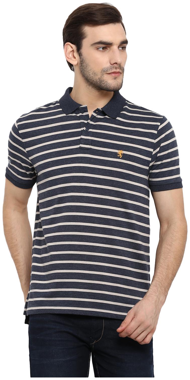 

Red Tape Men Blue Regular fit Cotton Blend Polo collar T-Shirt - Pack Of 1
