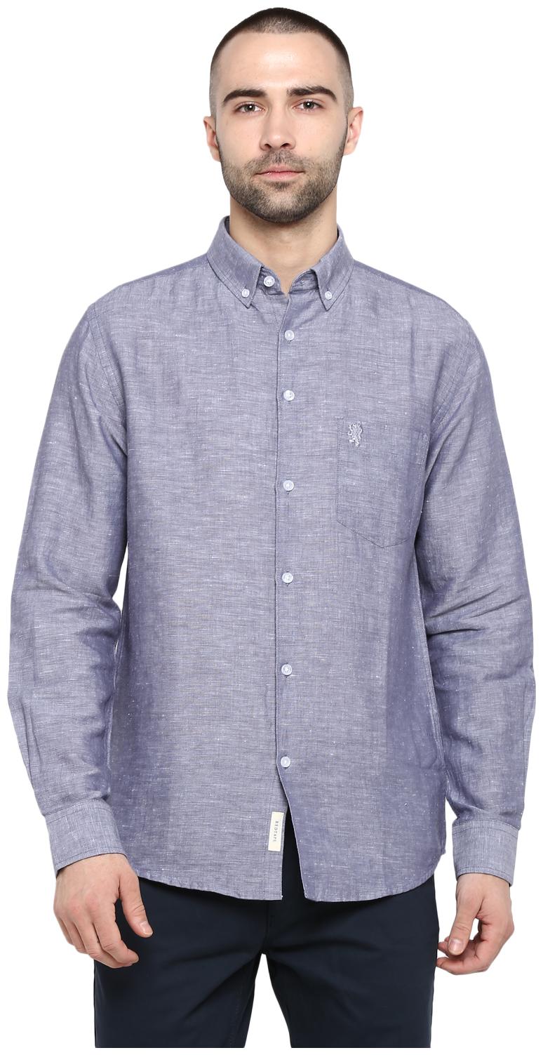 

Red Tape Men Purple Solid Regular Fit Casual Shirt