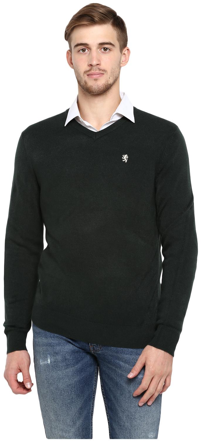 

Red Tape Men Acrylic Green Sweater