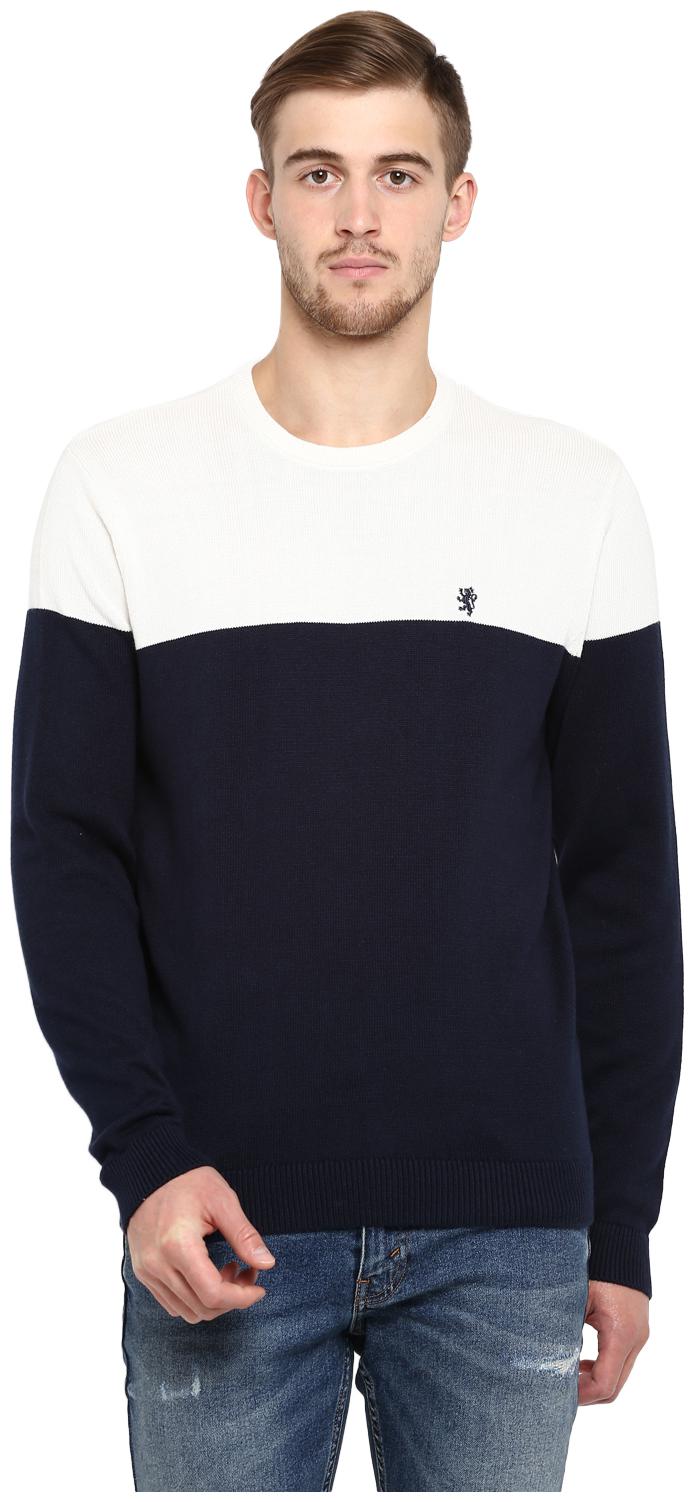 

Red Tape Men Cotton Navy Blue Sweater