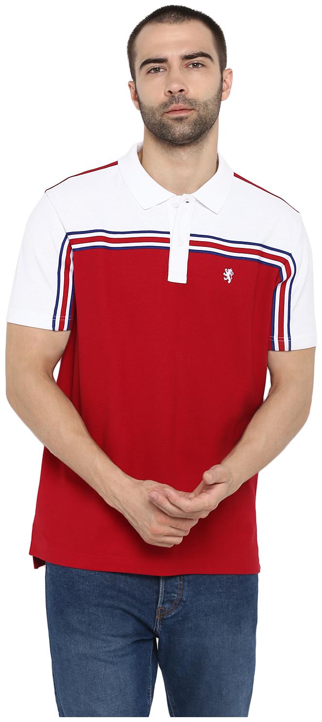 

Red Tape Men Red Regular fit Cotton Blend Polo collar T-Shirt - Pack Of 1