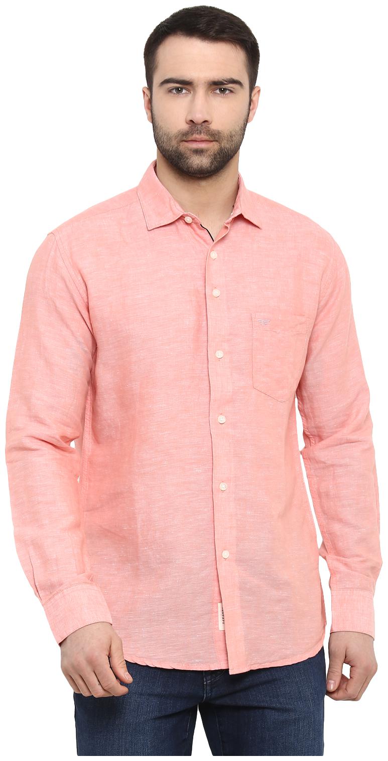 

Red Tape Men Orange Solid Regular Fit Casual Shirt