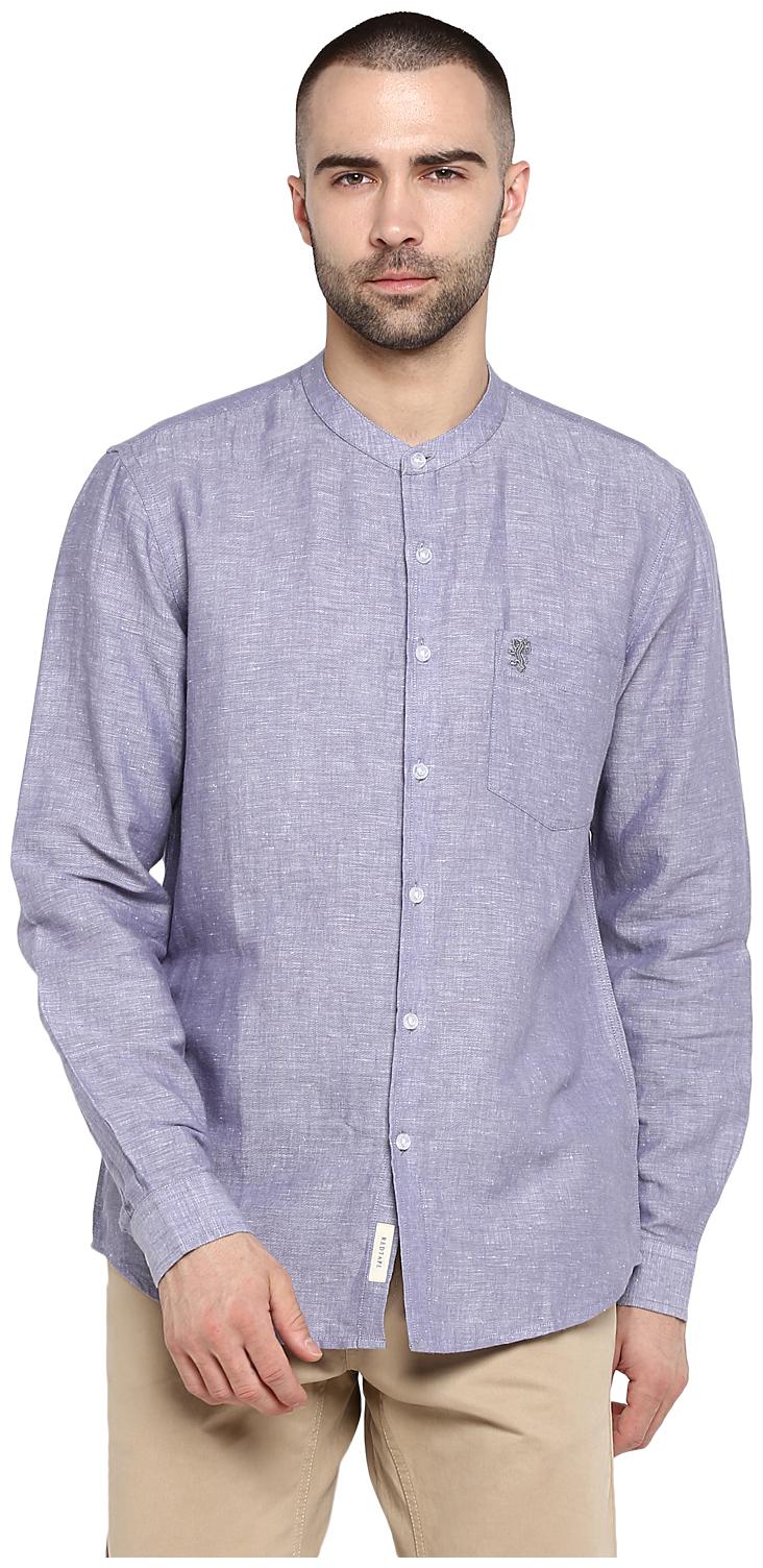 

Red Tape Men Purple Textured Regular Fit Casual Shirt