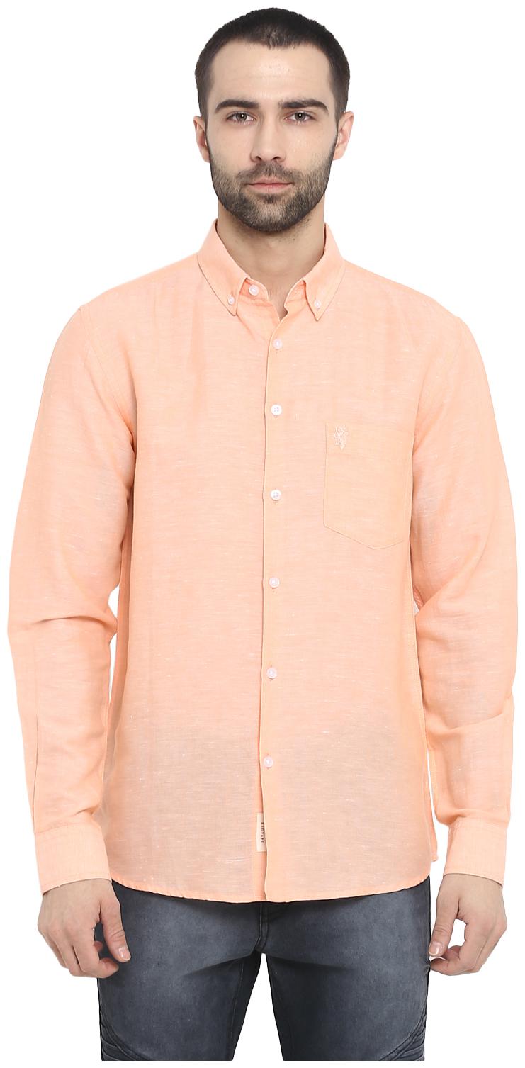 

Red Tape Men Pink Solid Regular Fit Casual Shirt