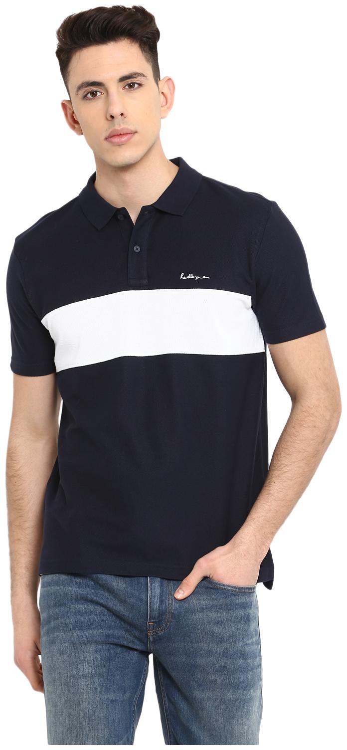 

Red Tape Men Blue Regular fit Cotton Polo collar T-Shirt - Pack Of 1