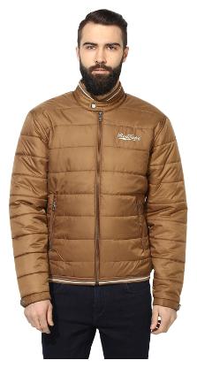 Red Tape Men Brown Solid Quilted jacket 