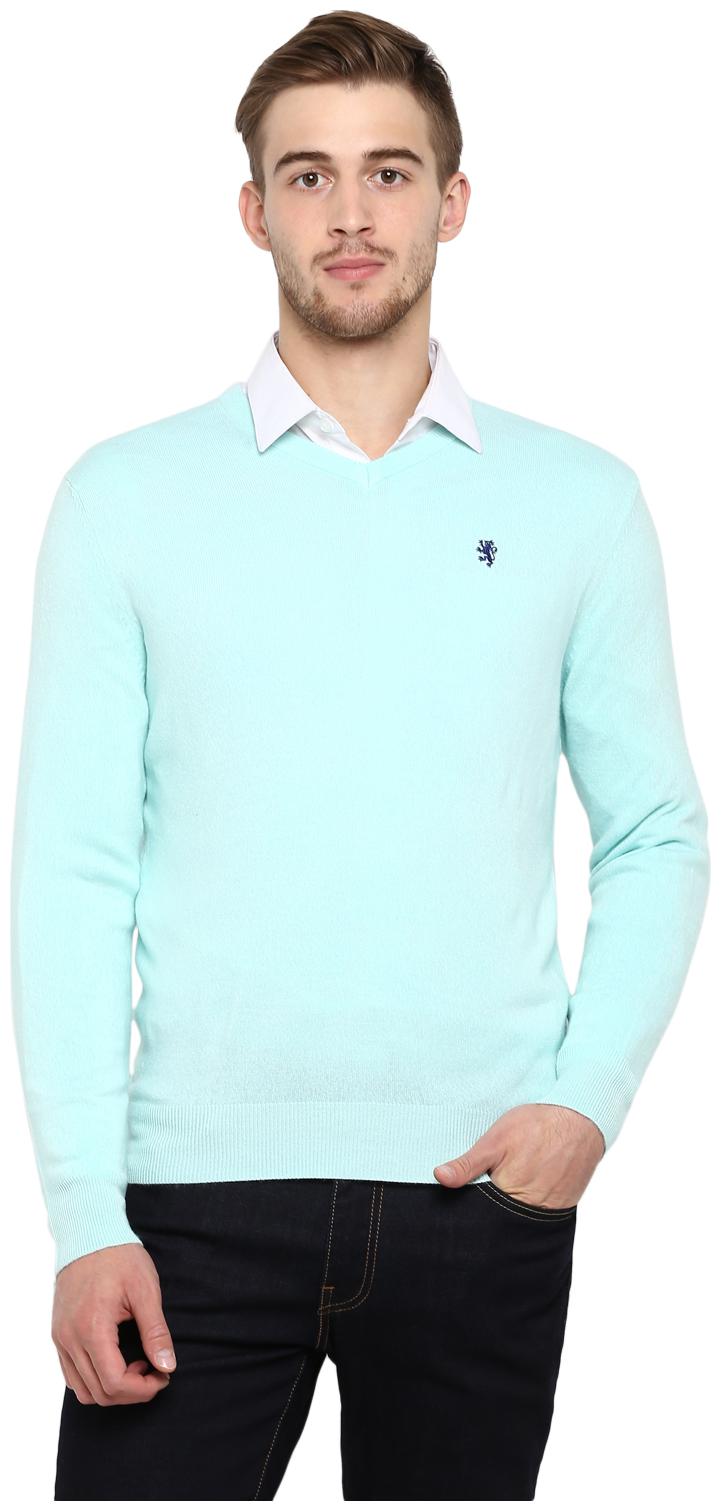 

Red Tape Men Acrylic Sea Green Sweater