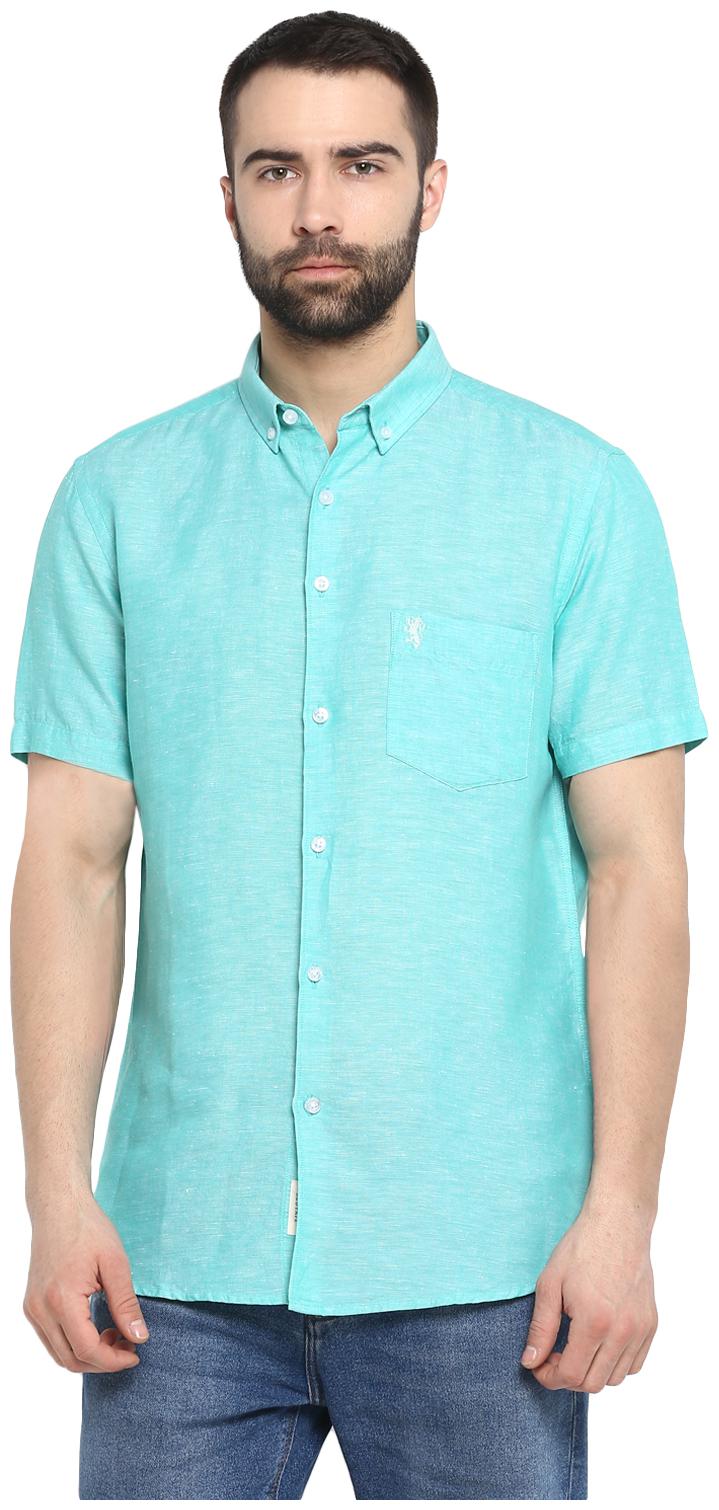 

Red Tape Men Green Casual Shirt
