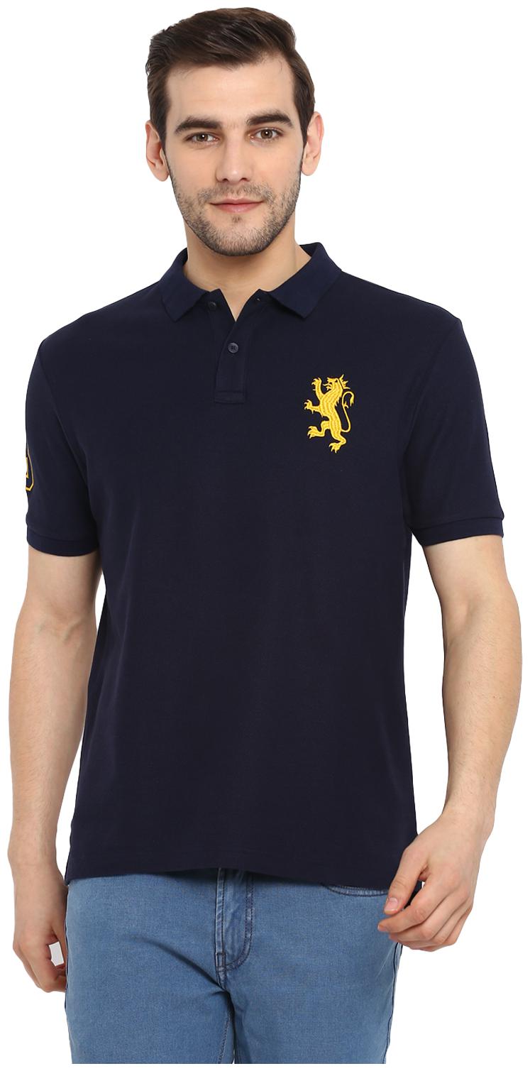 

Red Tape Men Blue Regular fit Cotton Polo collar T-Shirt - Pack Of 1