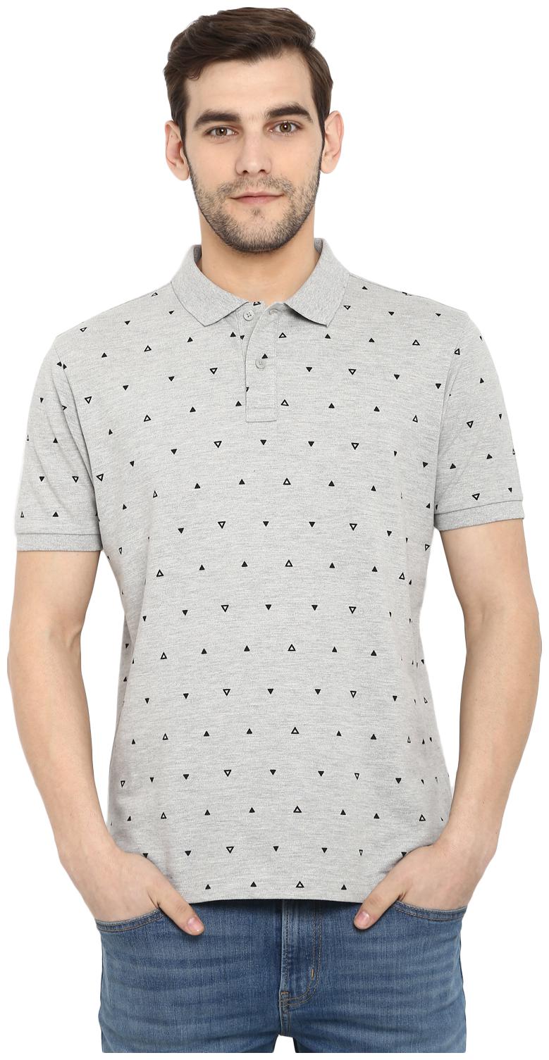 

Red Tape Men Grey Regular fit Cotton Blend Polo collar T-Shirt - Pack Of 1