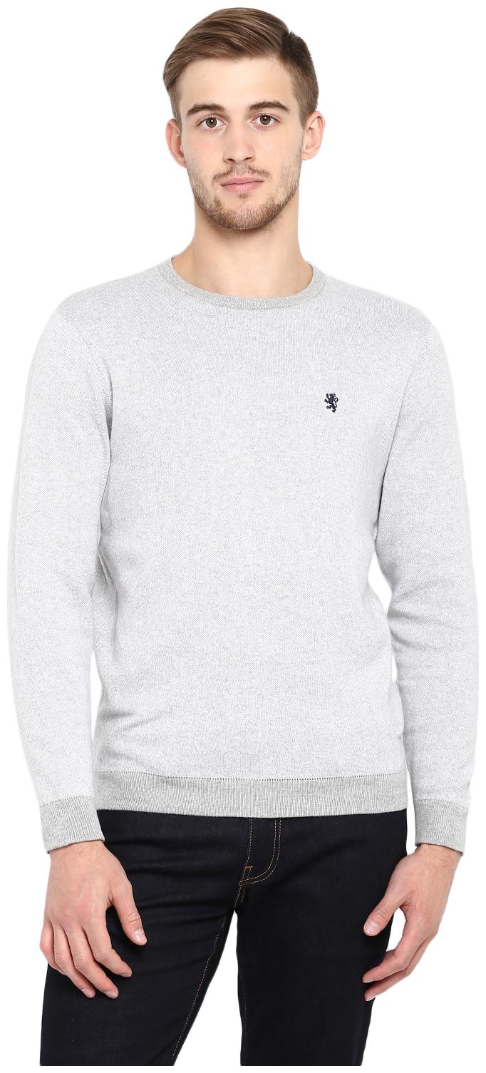 

Red Tape Men Cotton Grey Sweater