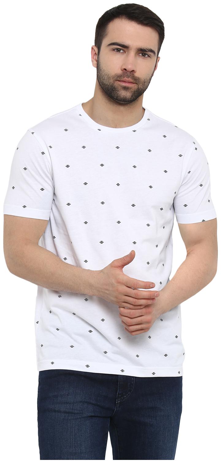 

Red Tape Men White Regular fit Cotton Round neck T-Shirt - Pack Of 1