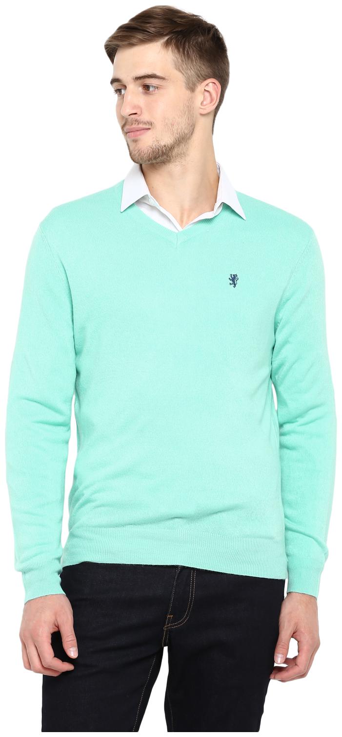 

Red Tape Men Acrylic Sea Green Sweater