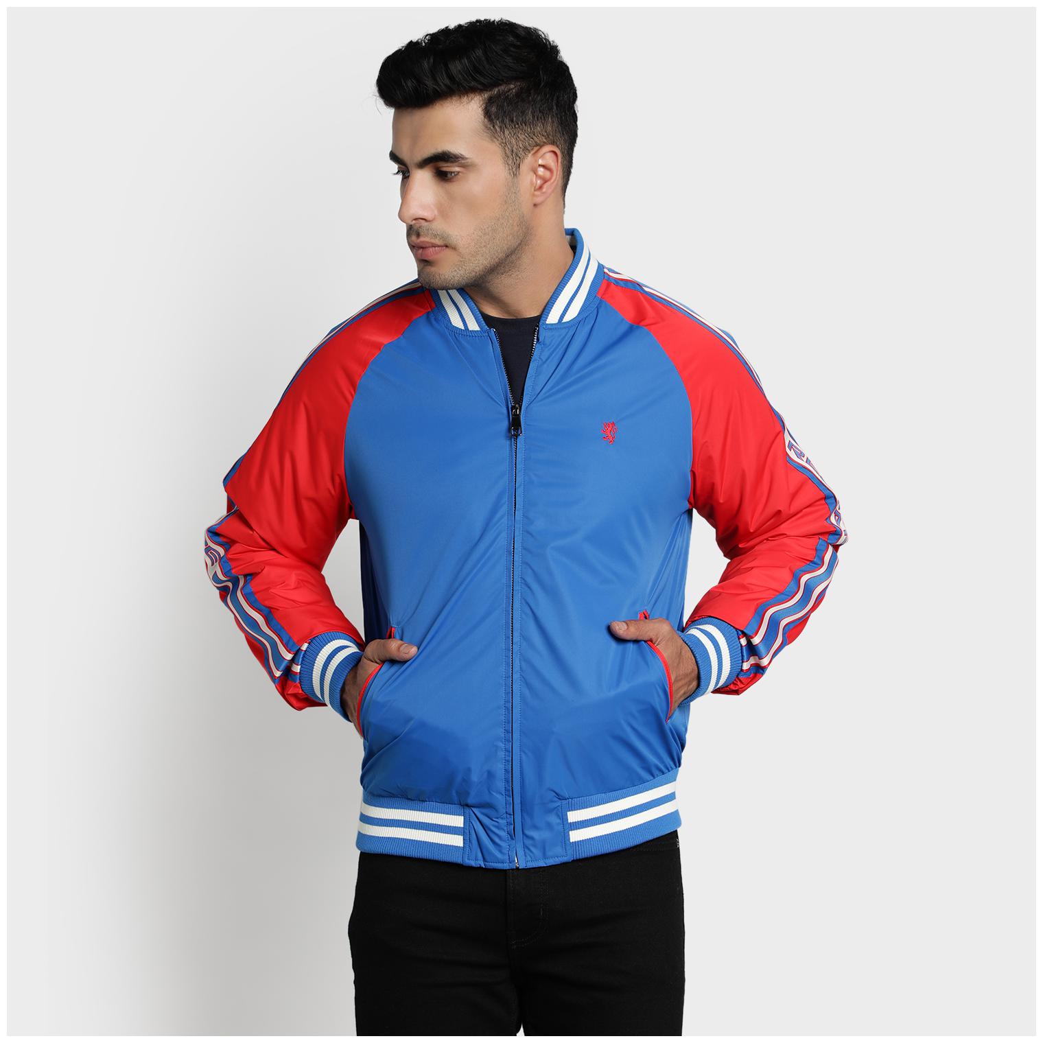 

Red Tape Men Blue Solid Bomber jacket
