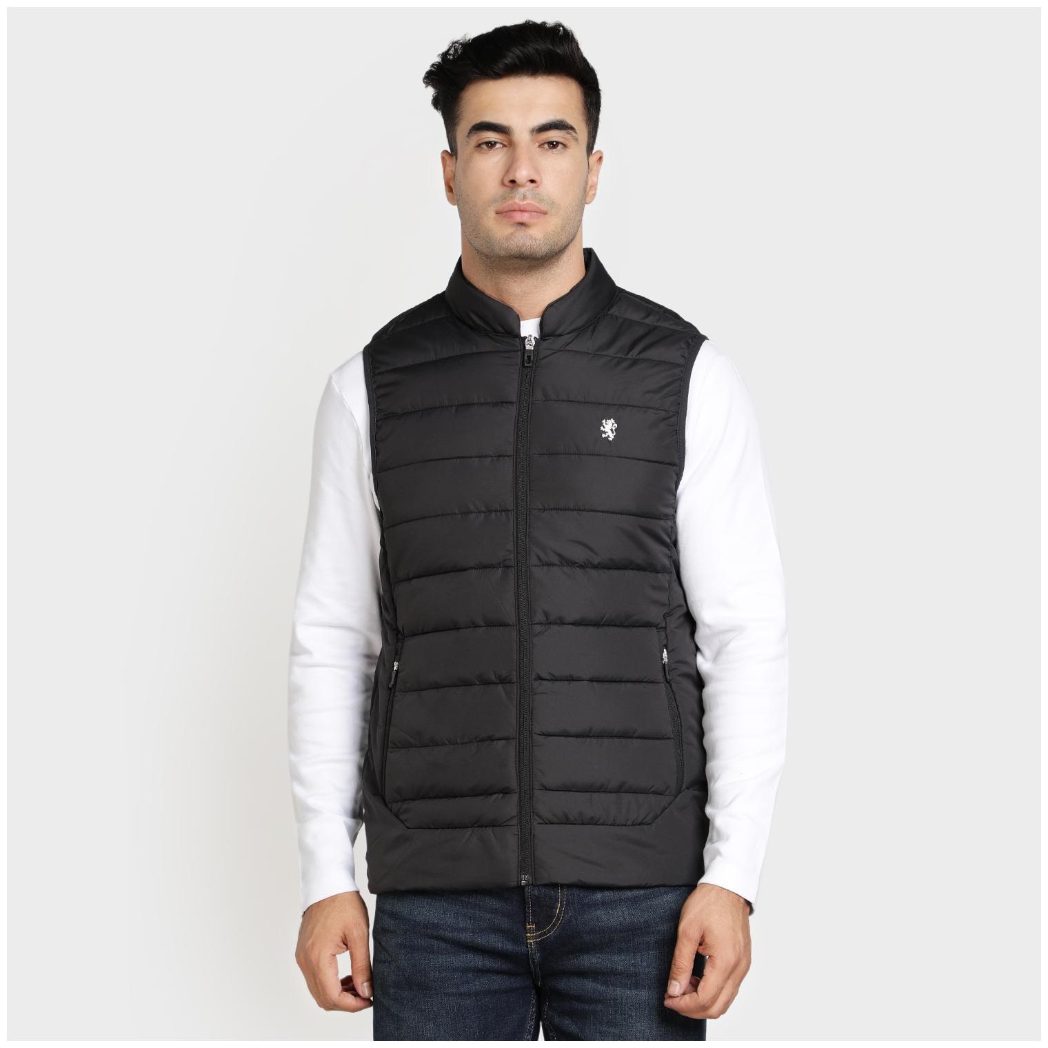 

Red Tape Men Black Solid Bomber jacket